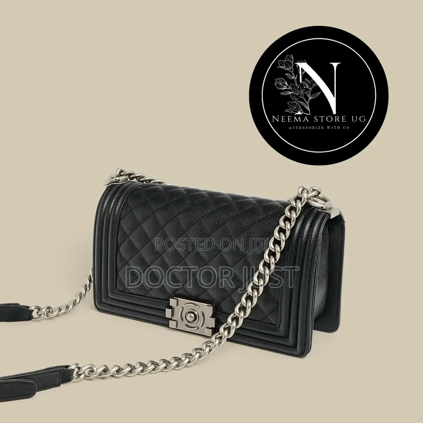 Black Clutch/Shoulder Bag