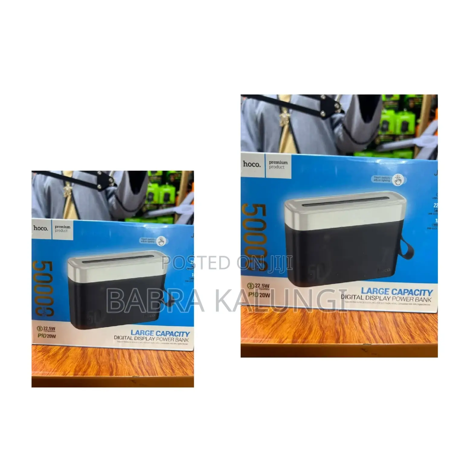 50000 Mah Hoco Large Capacity Powerbank With Light
