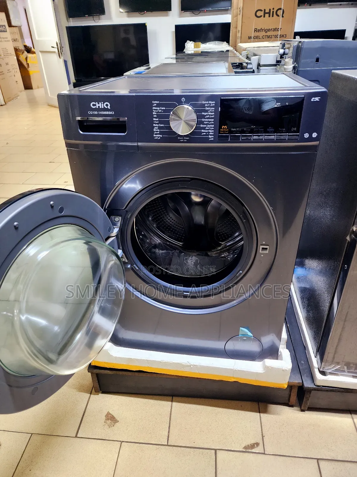 Chiq 10kgs Frontloader Washing Machine Fully Automated