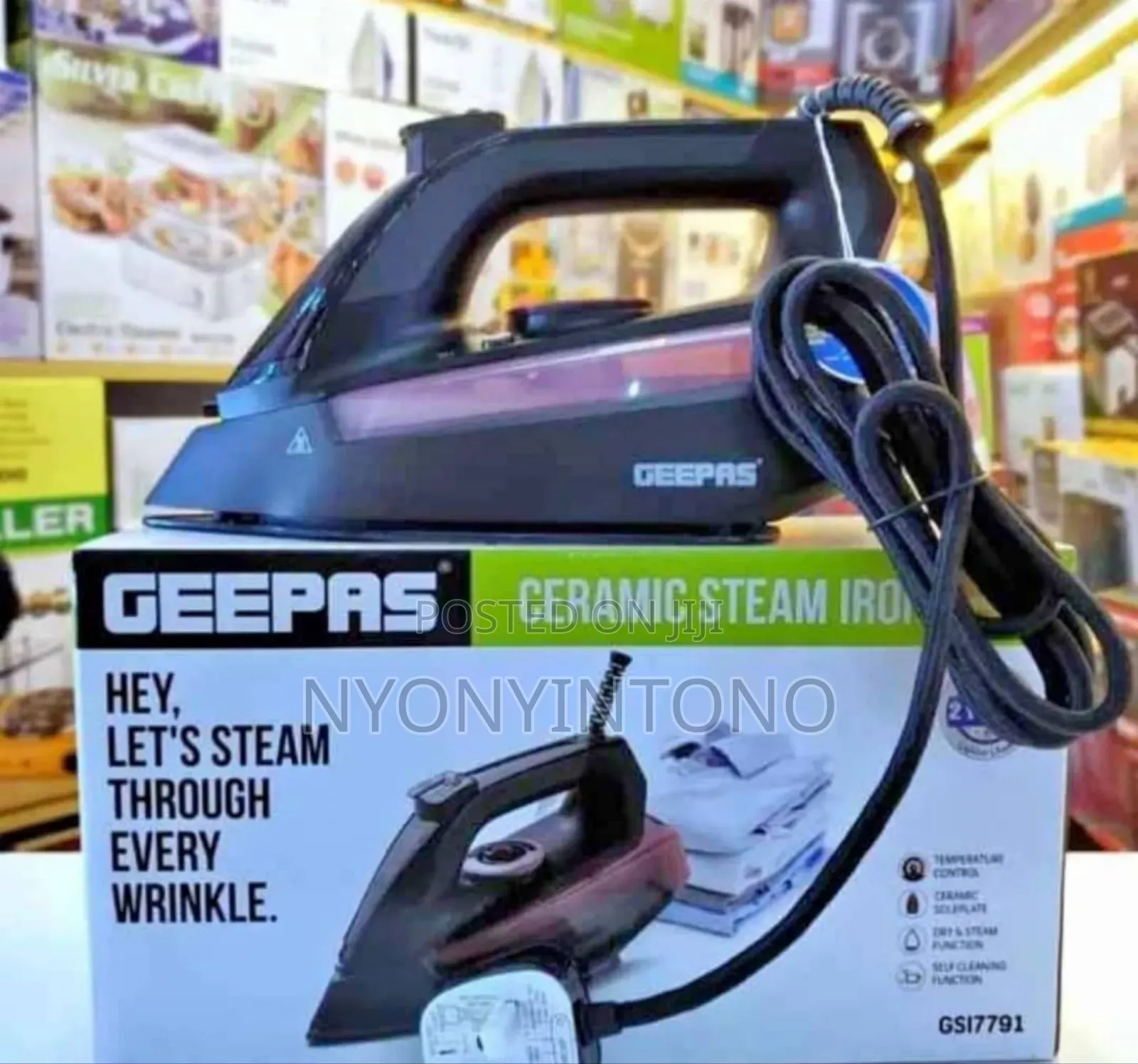 Geepas Top Quality Steam Iron With 2yrs Warranty