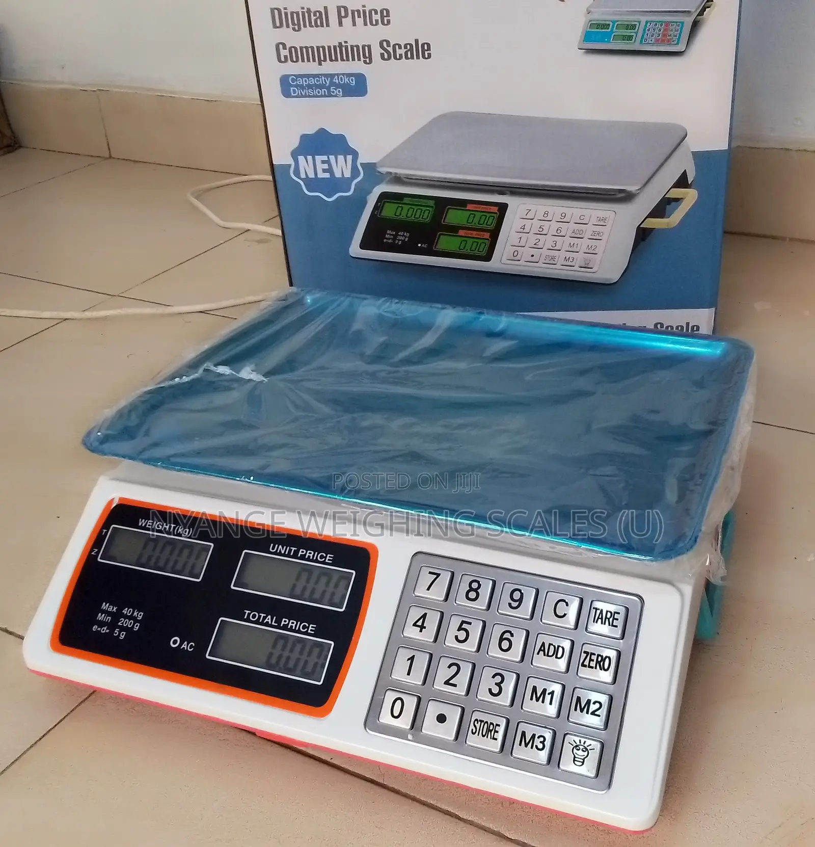 Portable Table Top Weighing Scales 40kg Weigh Digital Weighing Scale