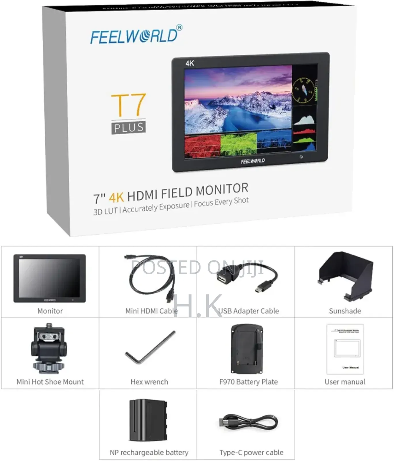 Feelworld T7 Plus 7" Hdmi Field Monitor