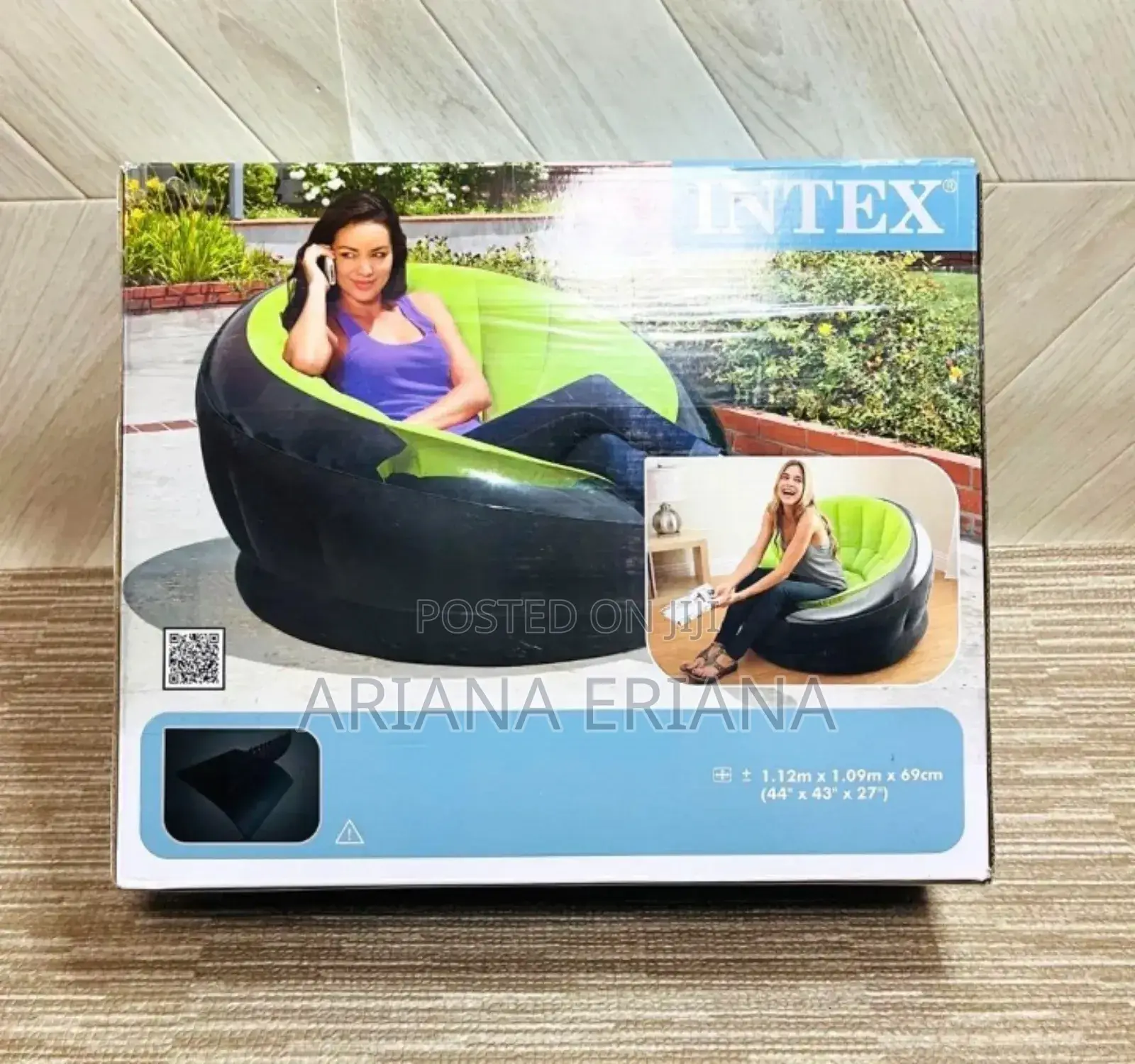 Intex Inflatable Arm Bean Bag Sofa Chair