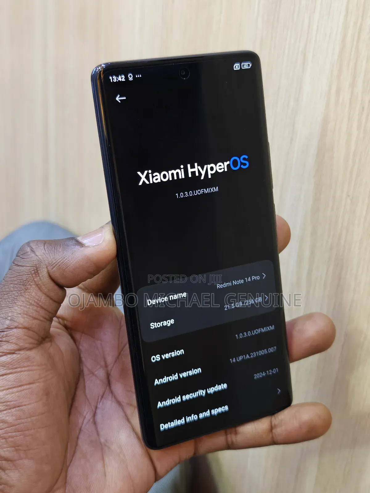 Xiaomi Redmi Note 14 Pro 256 GB Black