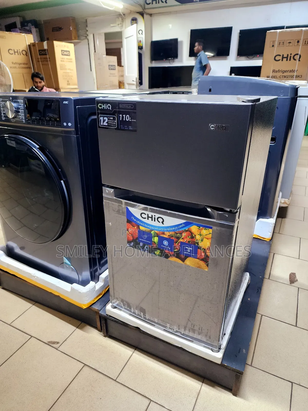 Chiq 110ltrs Double Door Refrigerator