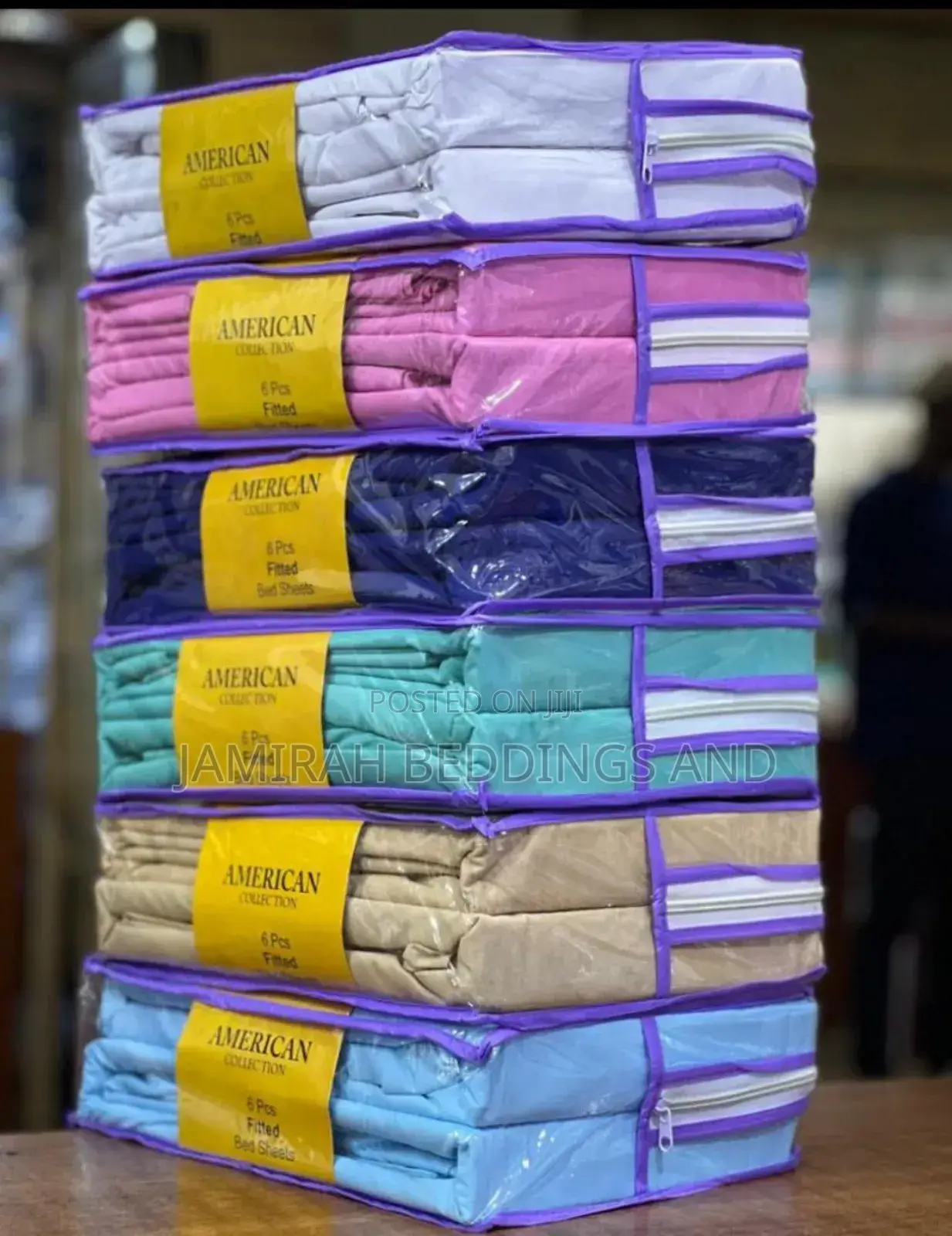 Cotton 6 Piece Bed Sheet Available