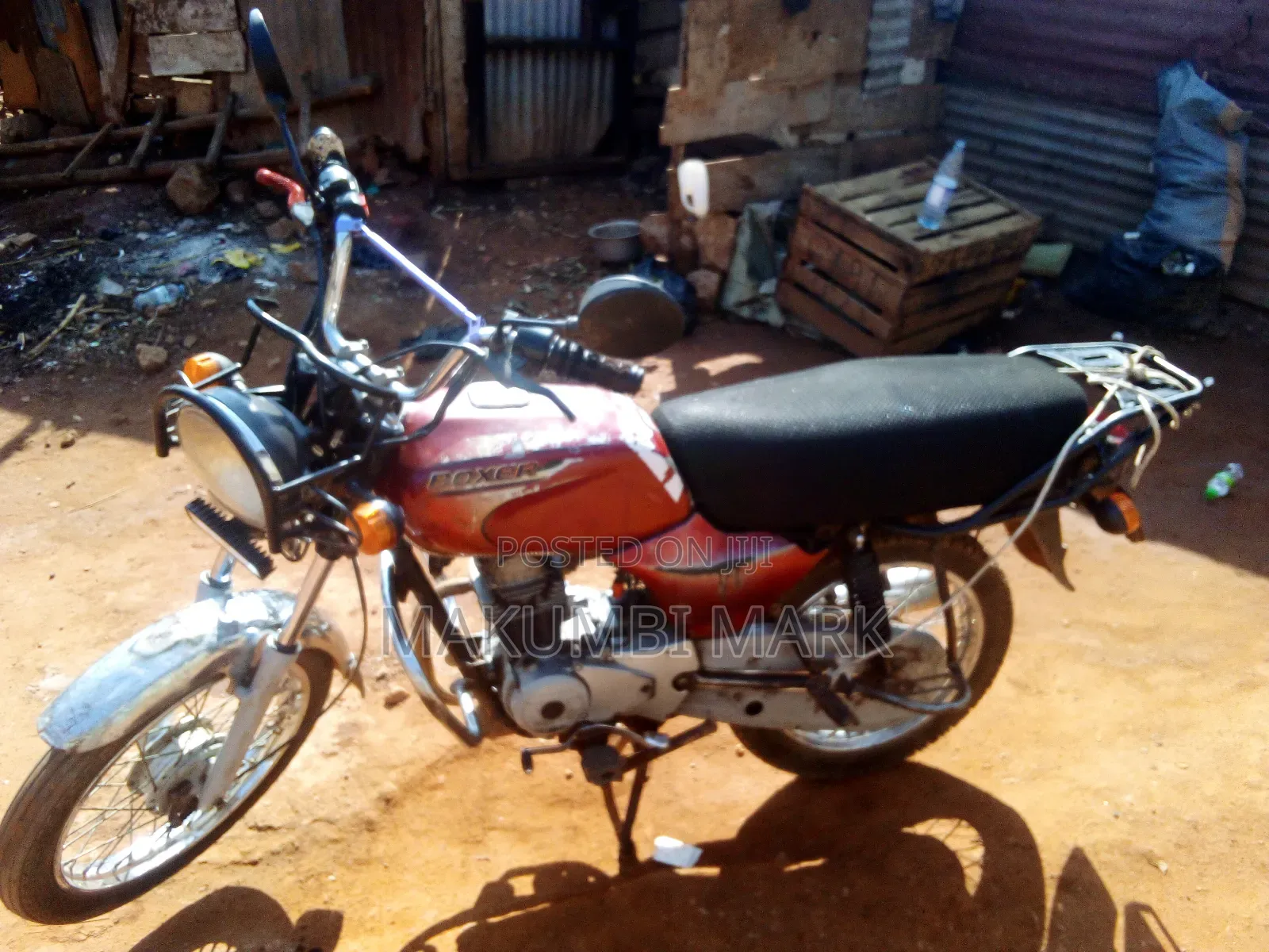 Bajaj Boxer 100 2016 Red