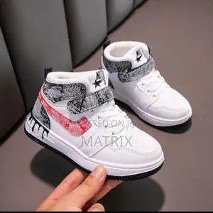 Boys and Girls Handsome Solid Soft-Soled Shoes