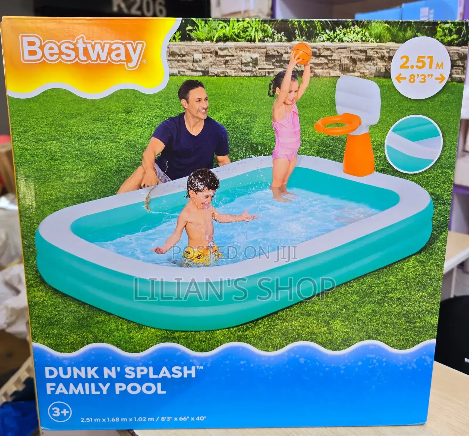Bestway Dunk N Splash Family Swimming Pool