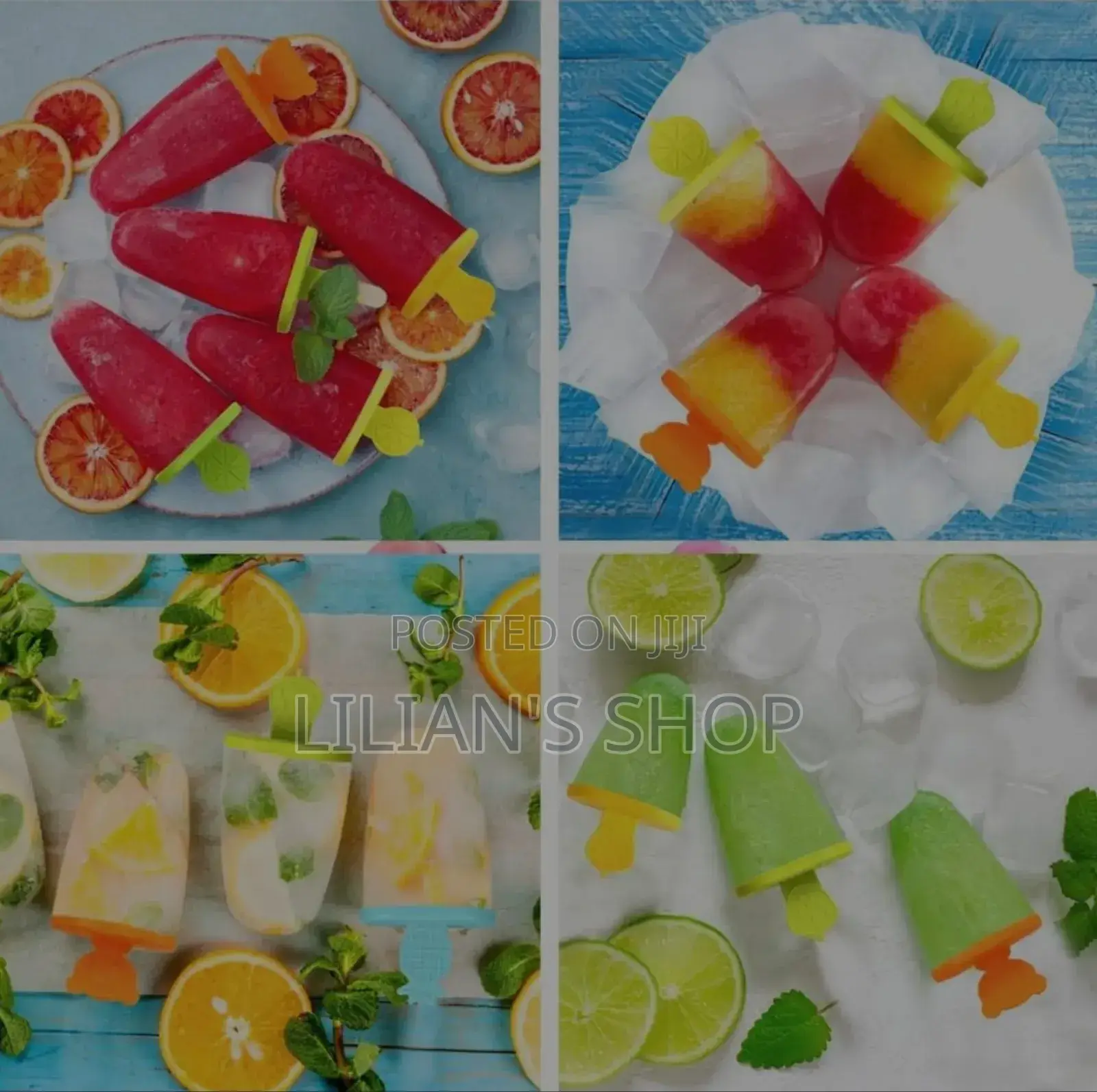 Popsicle Moulds Sets 6 Ice Pop Makers Reusable Ice Makers