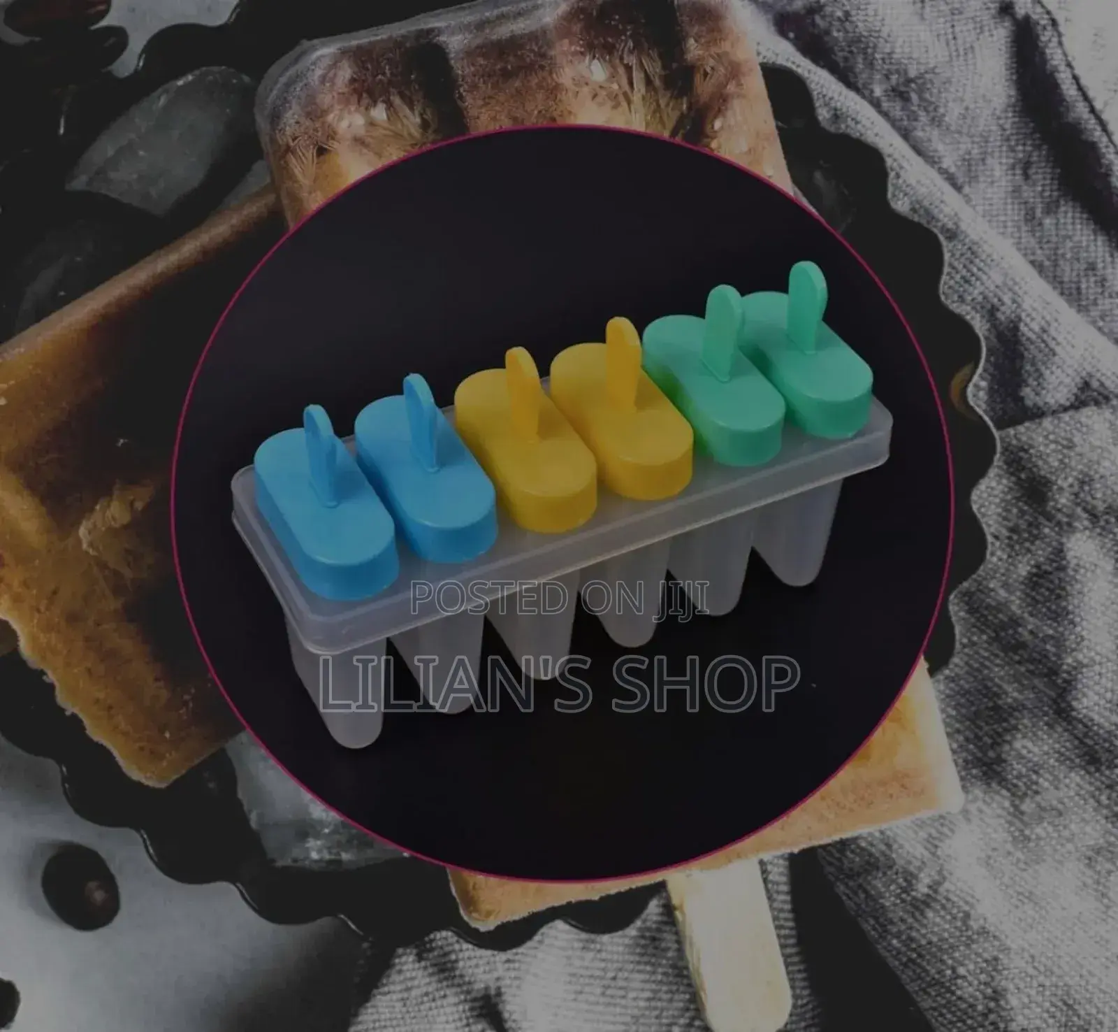 Popsicle Moulds Sets 6 Ice Pop Makers Reusable Ice Makers