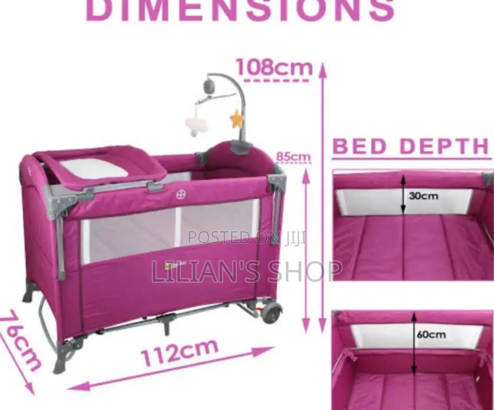 Heavy Duty Baby Cradle Bed