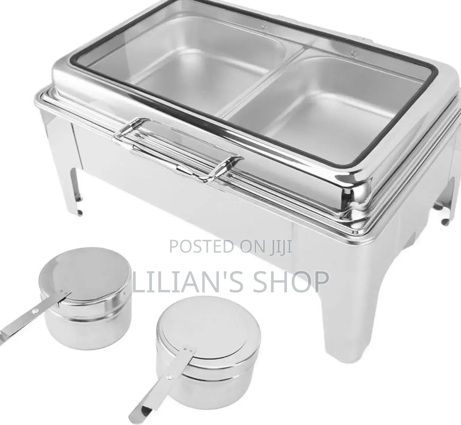 Stainless Steel Buffet Server With Lid