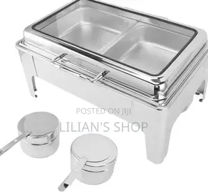 Stainless Steel Buffet Server With Lid