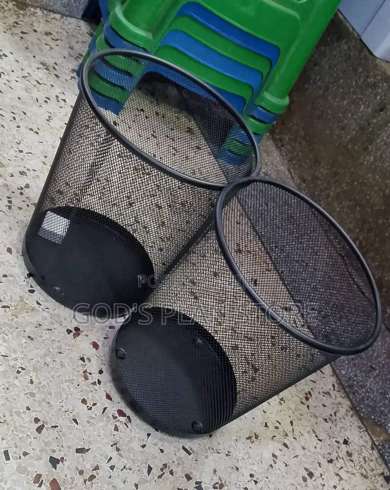 Metallic Office Dust Bins