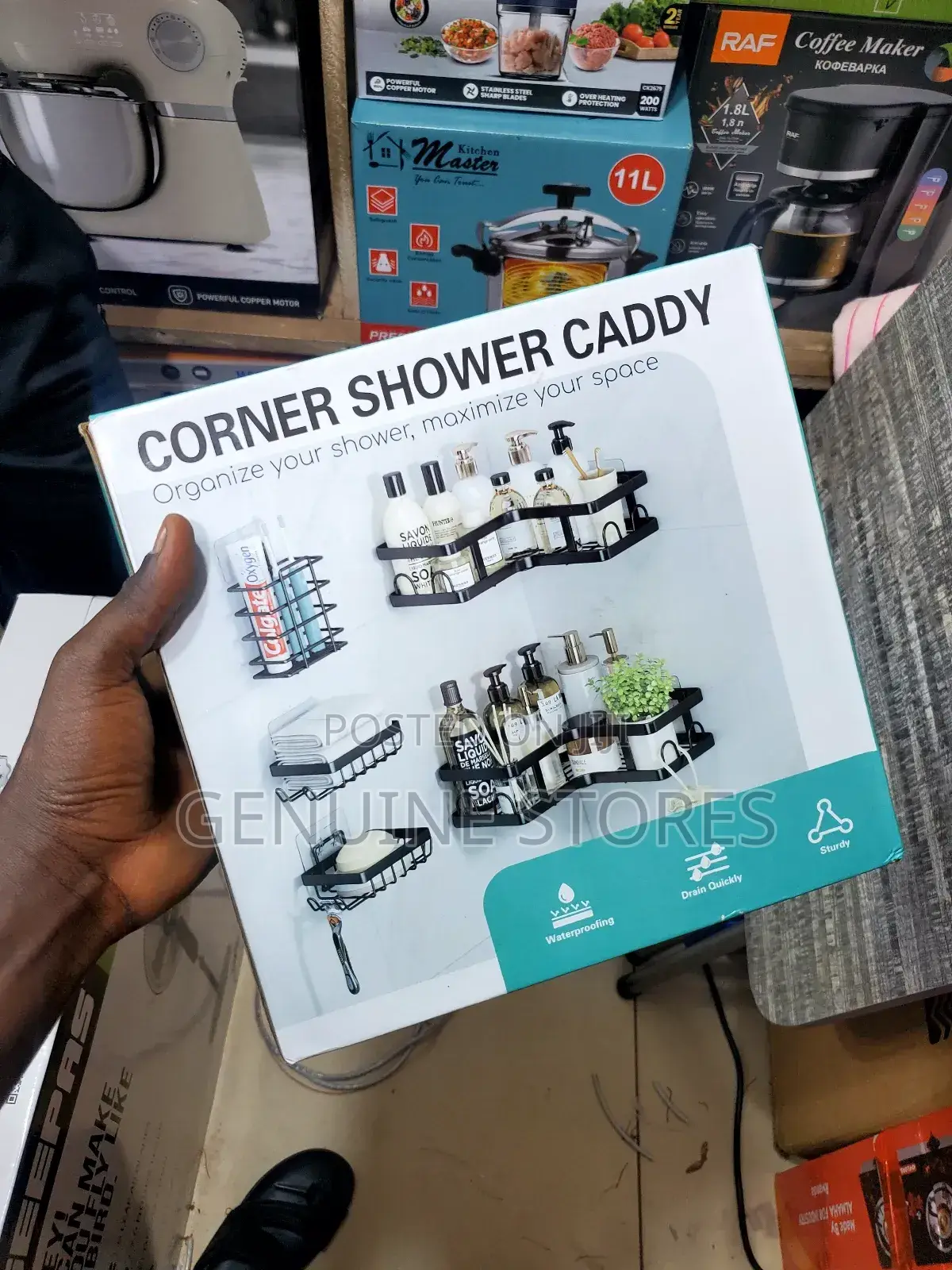 Bathroom Corner Rack