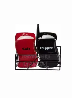 Paper and Salt Shaker Set With Rack