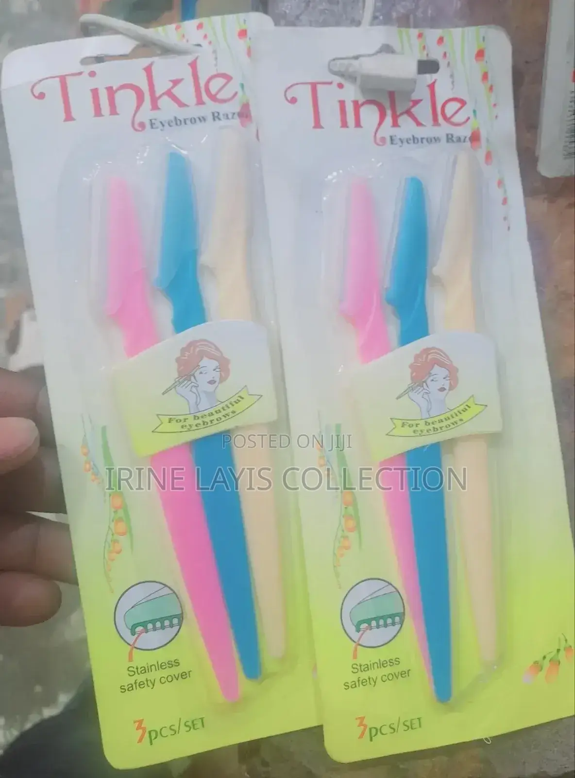 3 Pc Tinkle Eyebrows Razor