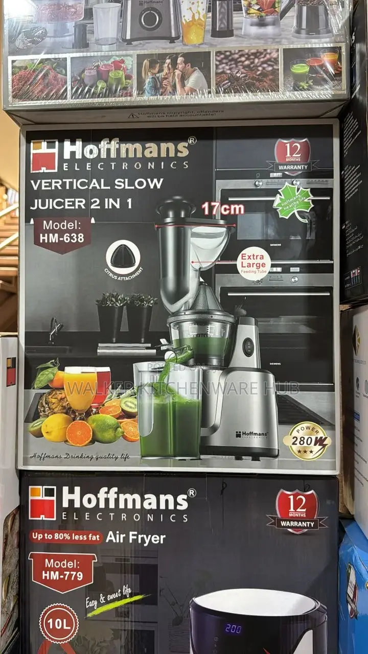 2 in 1 Vertical Slow Juicer Hm-638- 280w