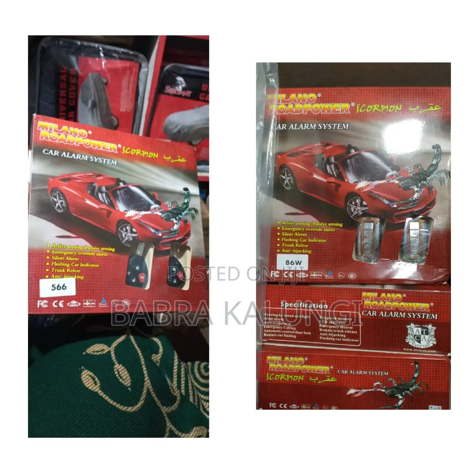 Milano Roadpower Car Alarm System