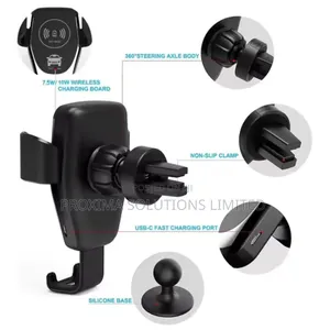 Wireless Car Charger Mount – Fast Charging Secure Grip