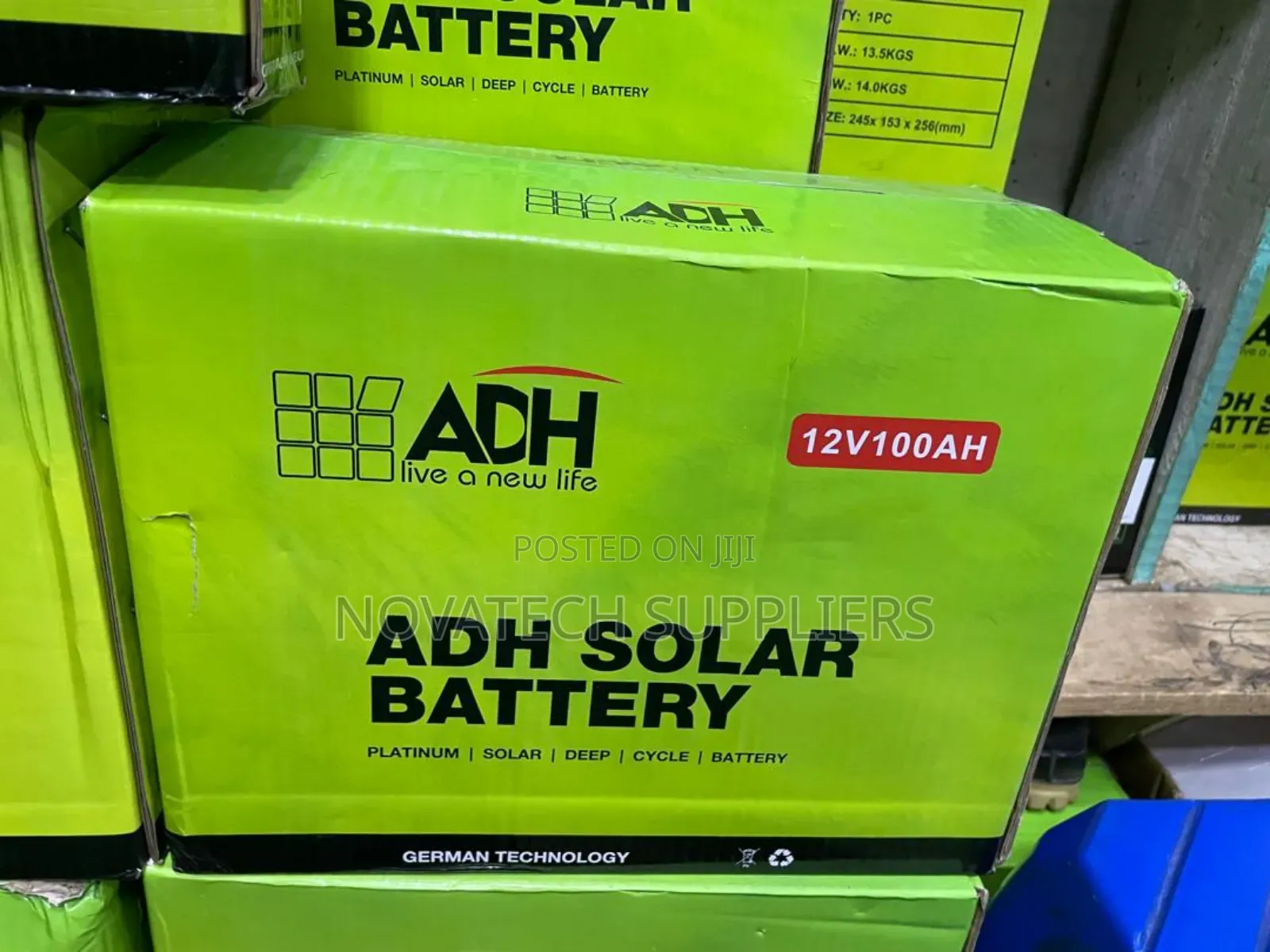 100ah Adh German Technology Solar Battery HKMN