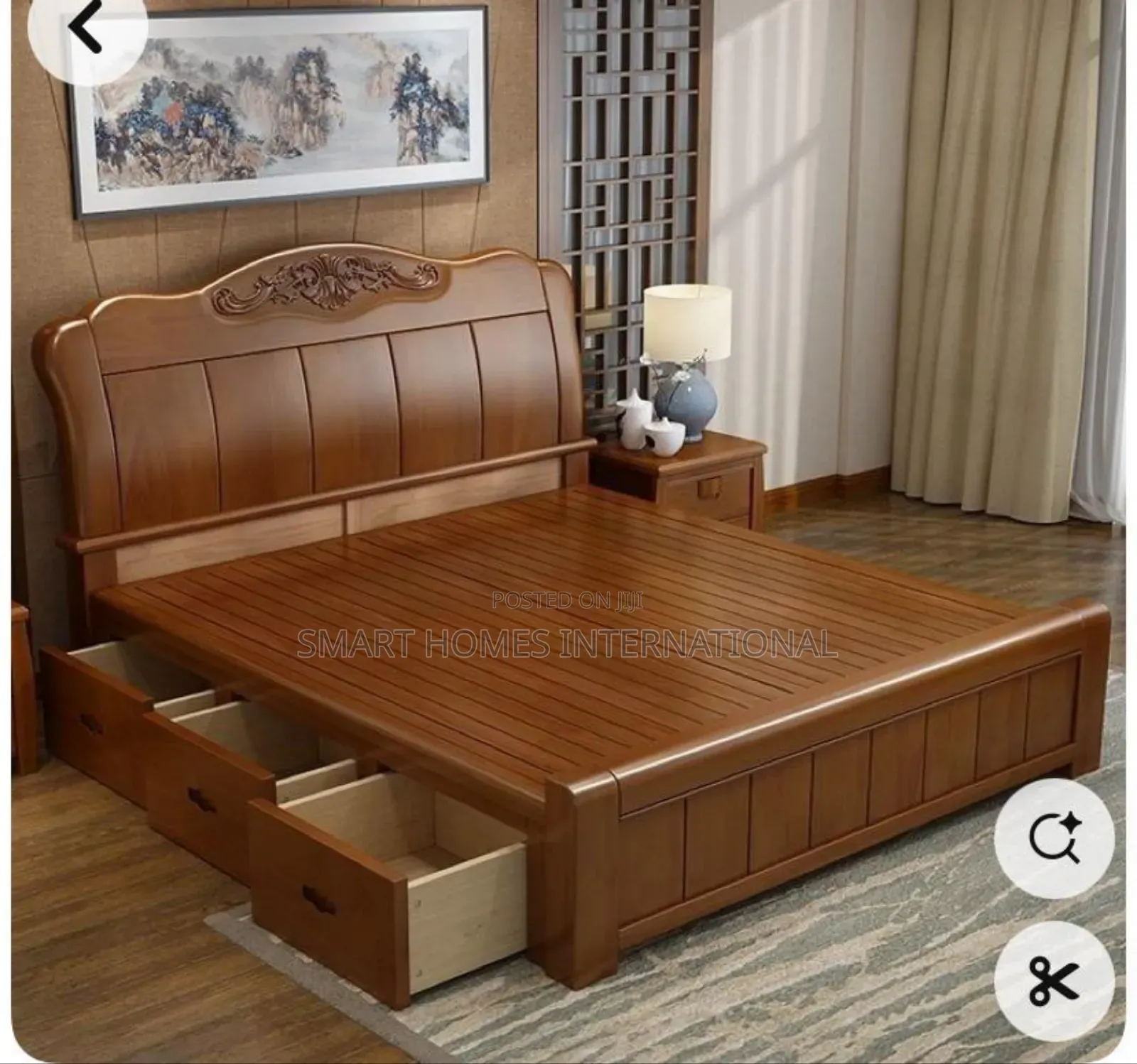 Polished Wood Beds From 2,000,000/- Any Colour or Size