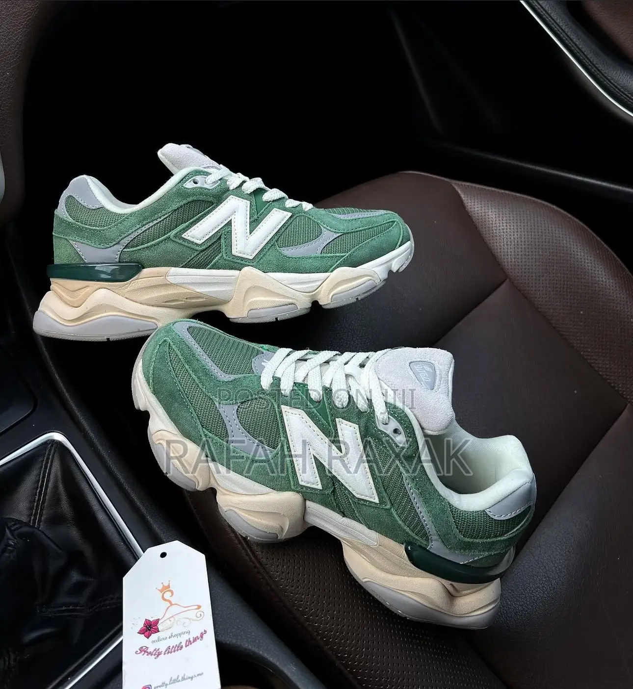 Original Olive Green New Balance 9060 Sneakers
