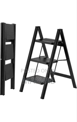 Mini 3 Steps Metallic Household Ladder Stepper