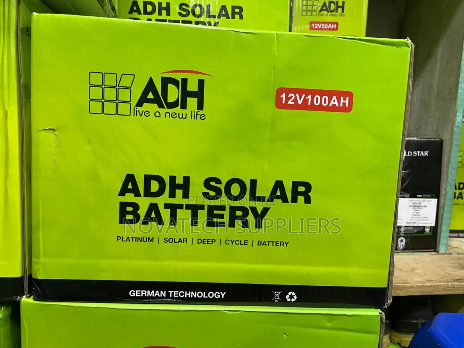 100ah German Technology Solar Powder Battery Baku
