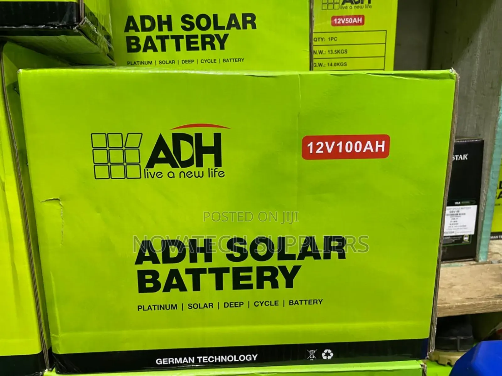 100ah German Technology Solar Powder Battery Rowa