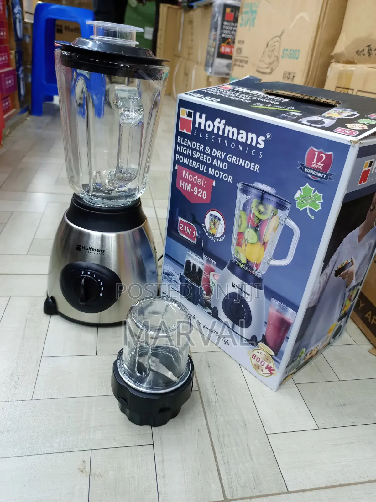 Blender Dry Grinder High Speed and Powerful Motor Blender