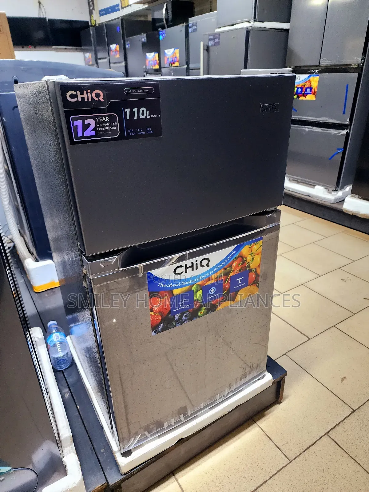 Chiq 110ltrs Double Door Refrigerator With 12 Years Warranty