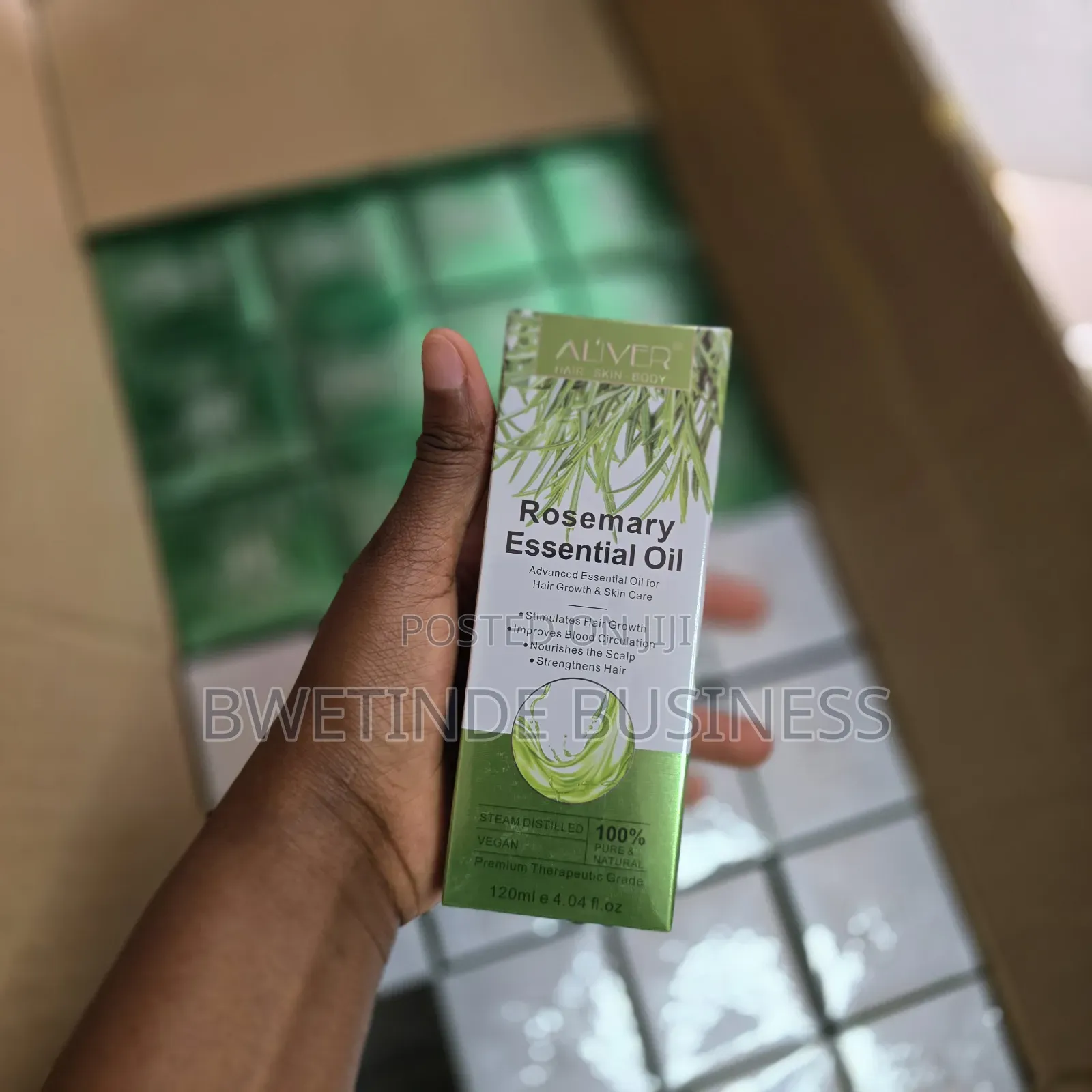 Pure Rosemary Oil for Eyebrow and Eyelash the Scalp