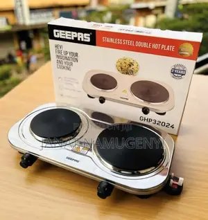 Geepas Stainless Steal Double Hot Plate
