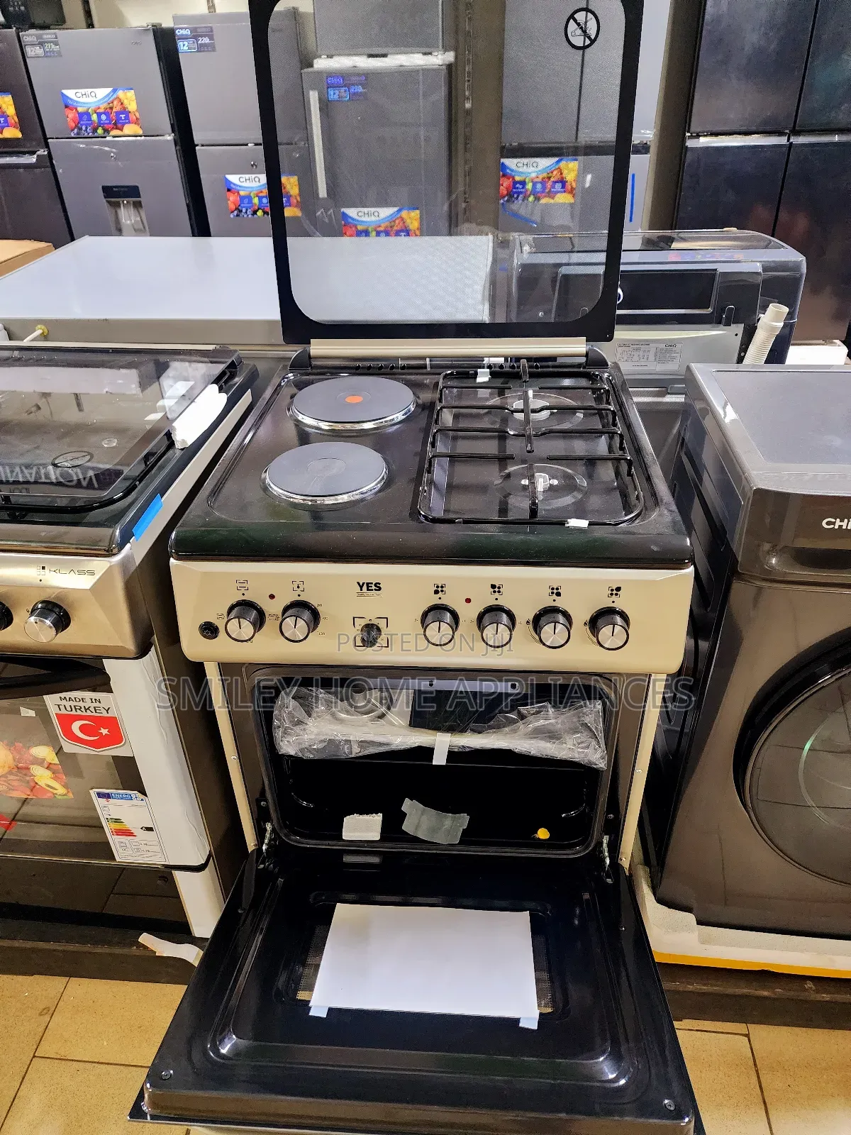 Yes Cooker (2+2) 60*60cm With a Turbo Fan in Oven