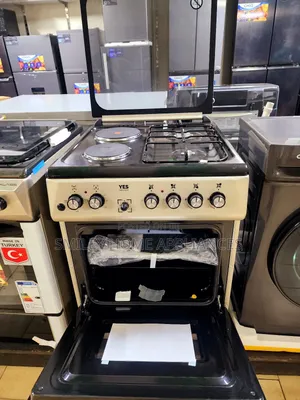 Yes Gas Cooker (2gas Burner + 2 Electric Plates) 60cm*60cm