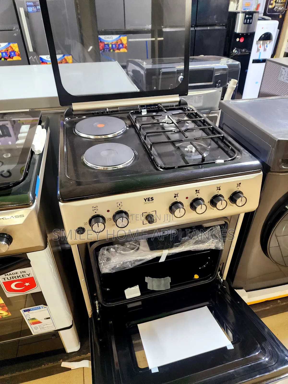 Yes Electric Gas Cooker 60cm by 60cm With a Turbo Oven Fan