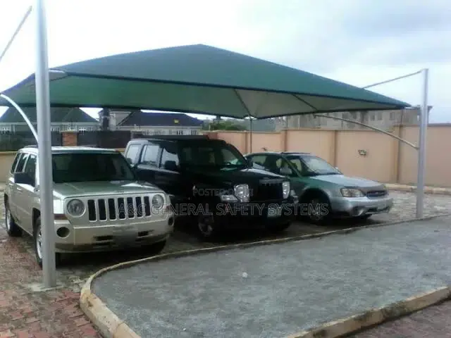 3 Cars Shade Parking Canopy Water and Sun 100%