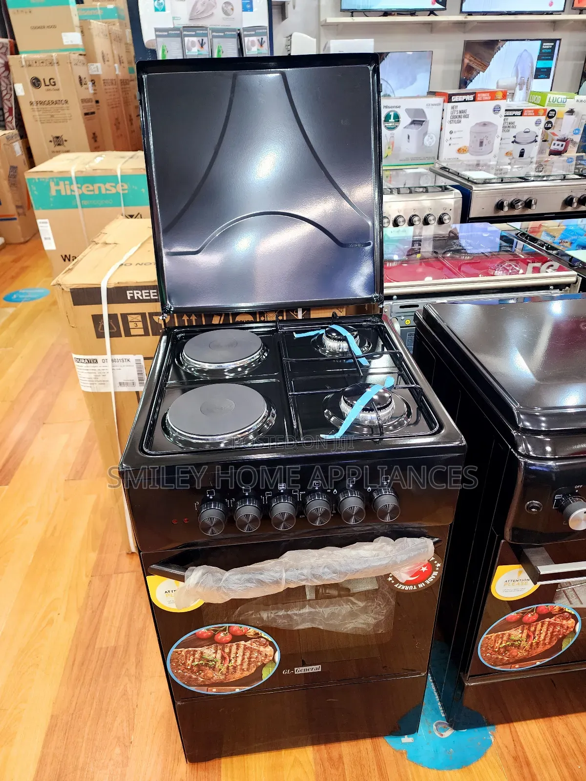Made in Turkey Blueflame Electric Option Cooker 50cm (2+2)
