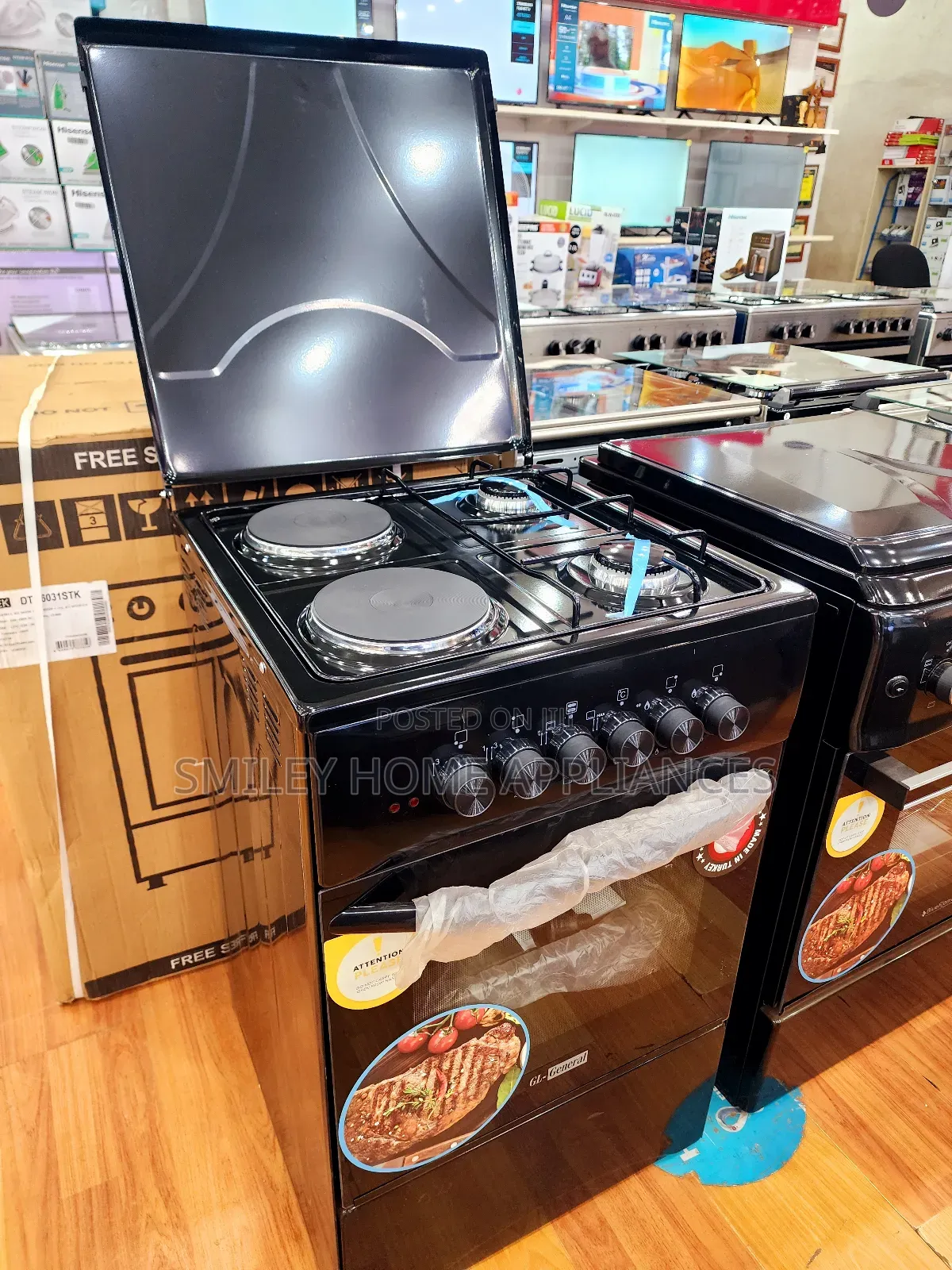 Made in Turkey Blueflame Electric Option Cooker 50cm (2+2)