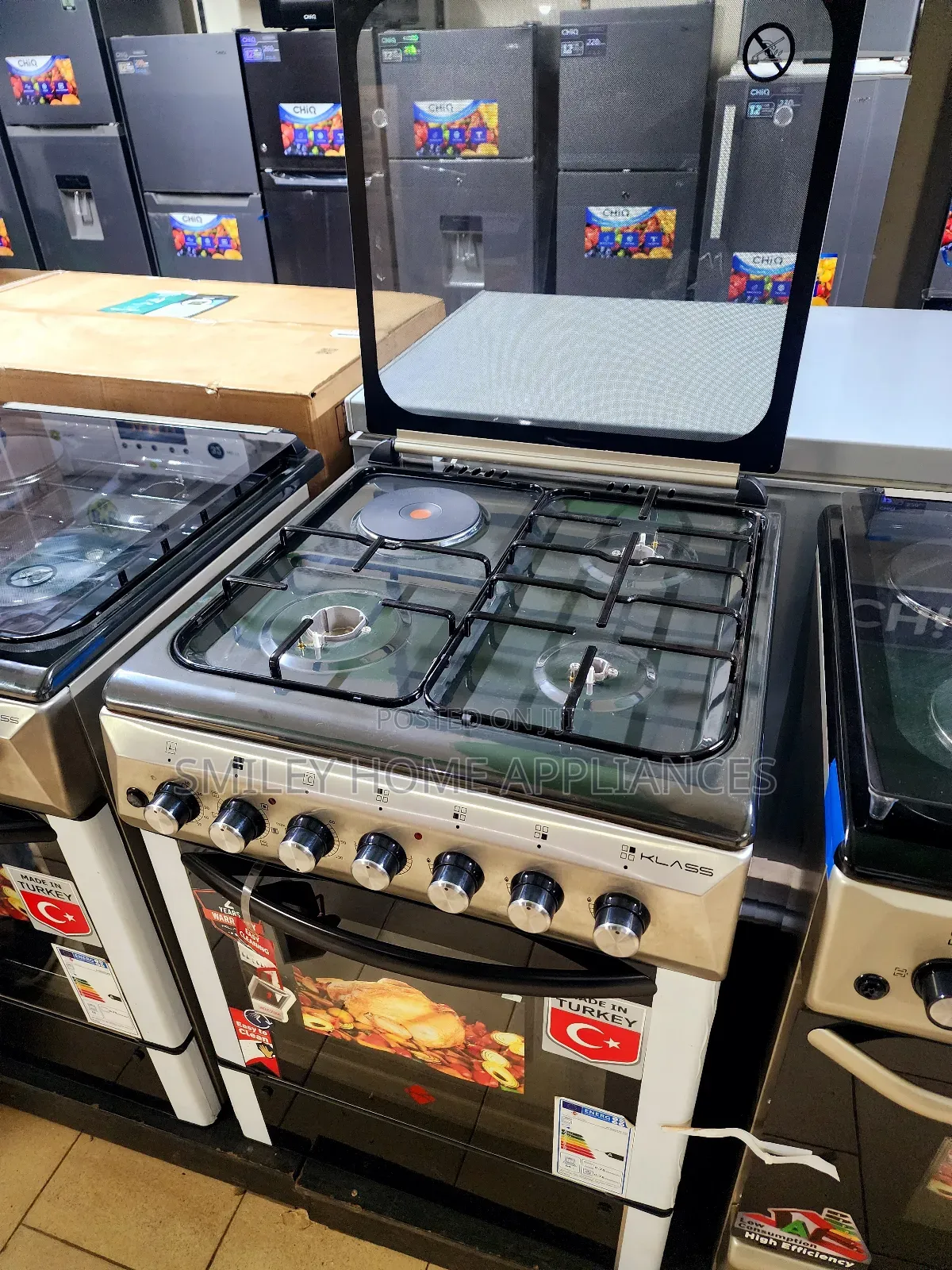 Made in Turkey Klass Gas Cooker 60*60(Cm) (3gas + 1elctric)