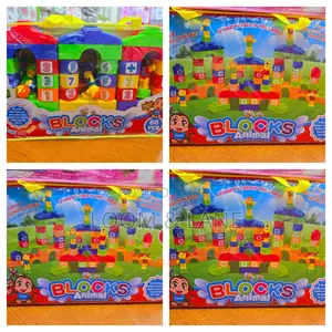 Animal Blocks Plastic Kids Play Tools