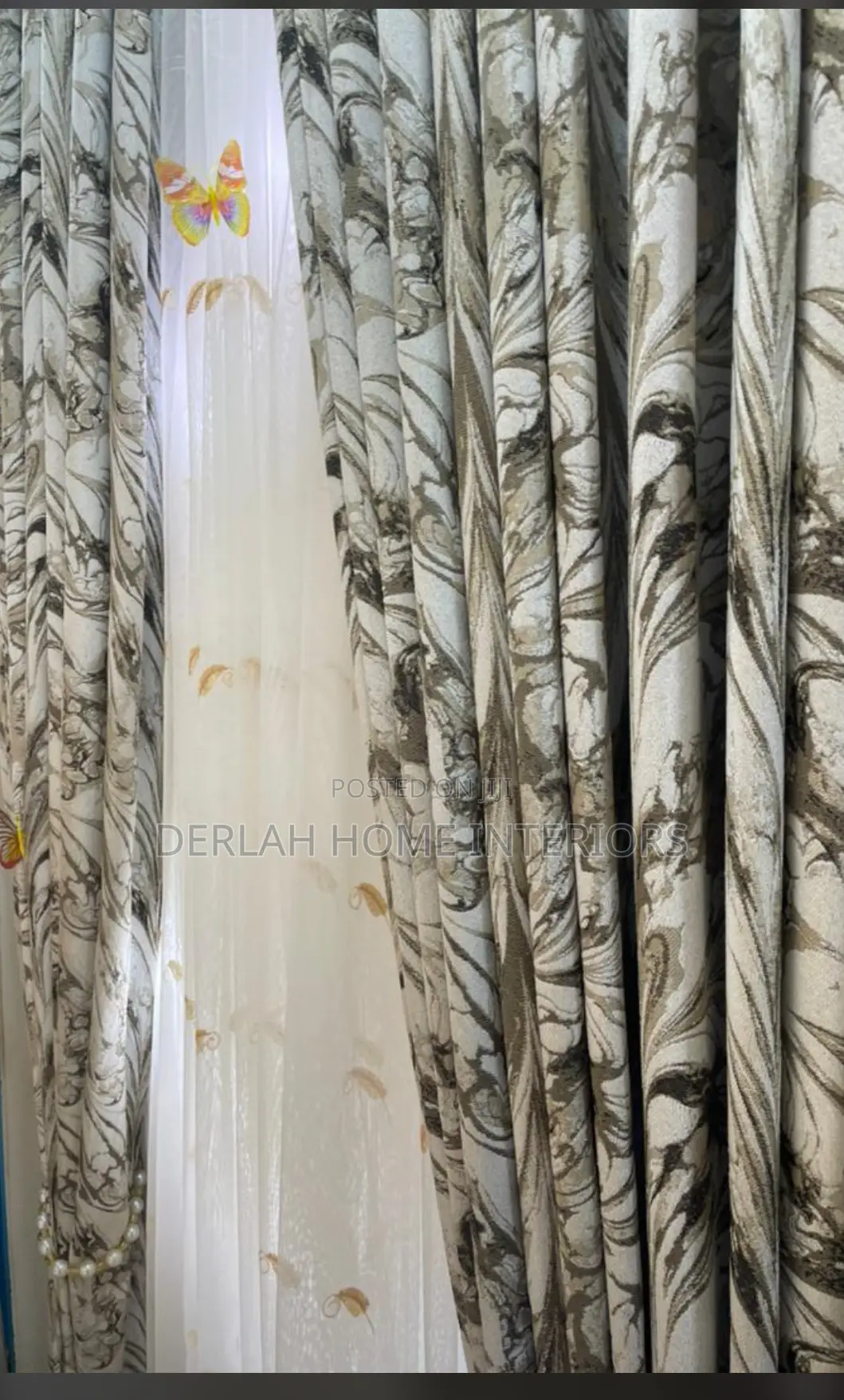 Curtains Per Set /Pair With Net