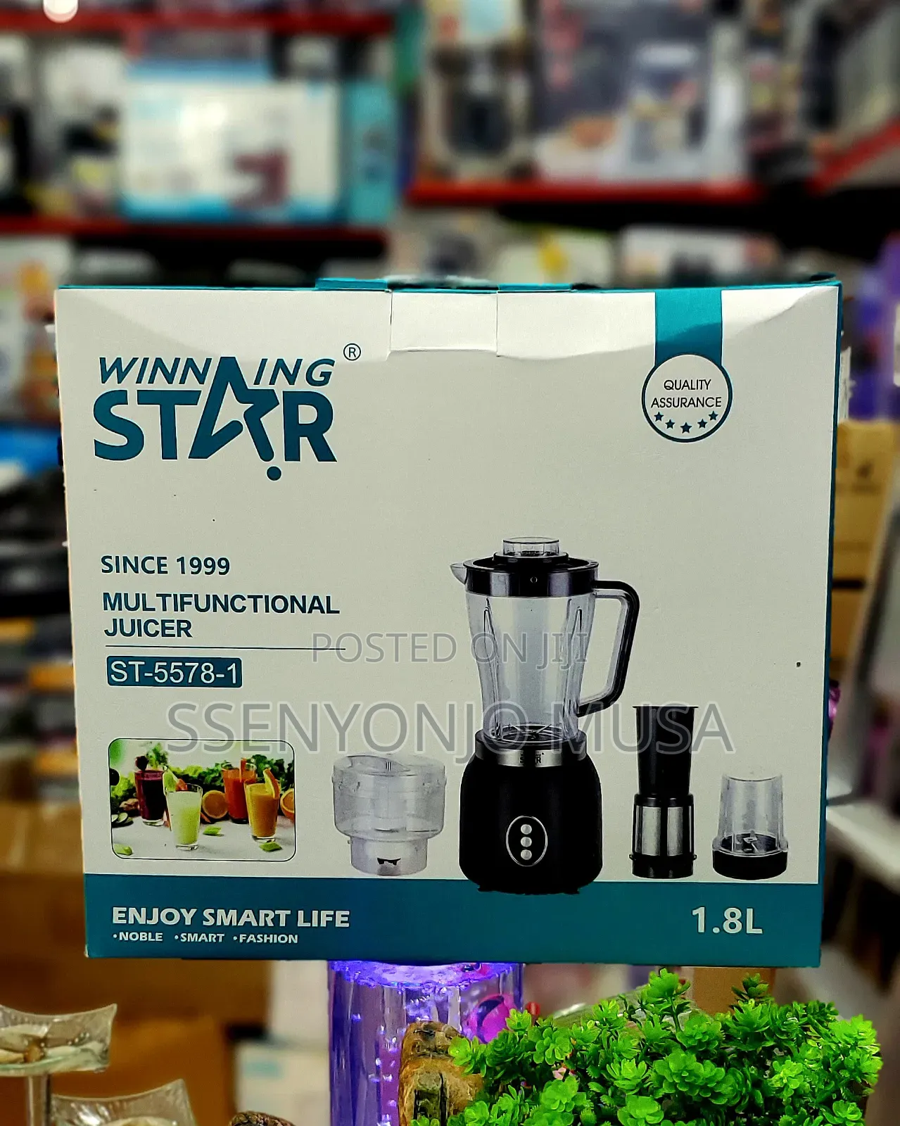Winning Star Blender St-5578-1 -4-in-1 Multifunctional- 350w