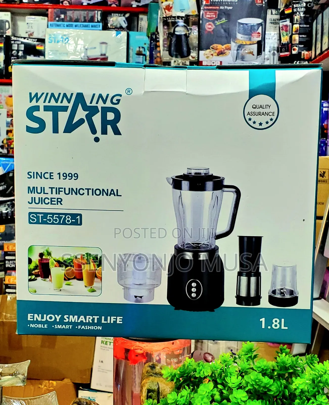 Winning Star Blender St-5578-1 -4-in-1 Multifunctional- 350w