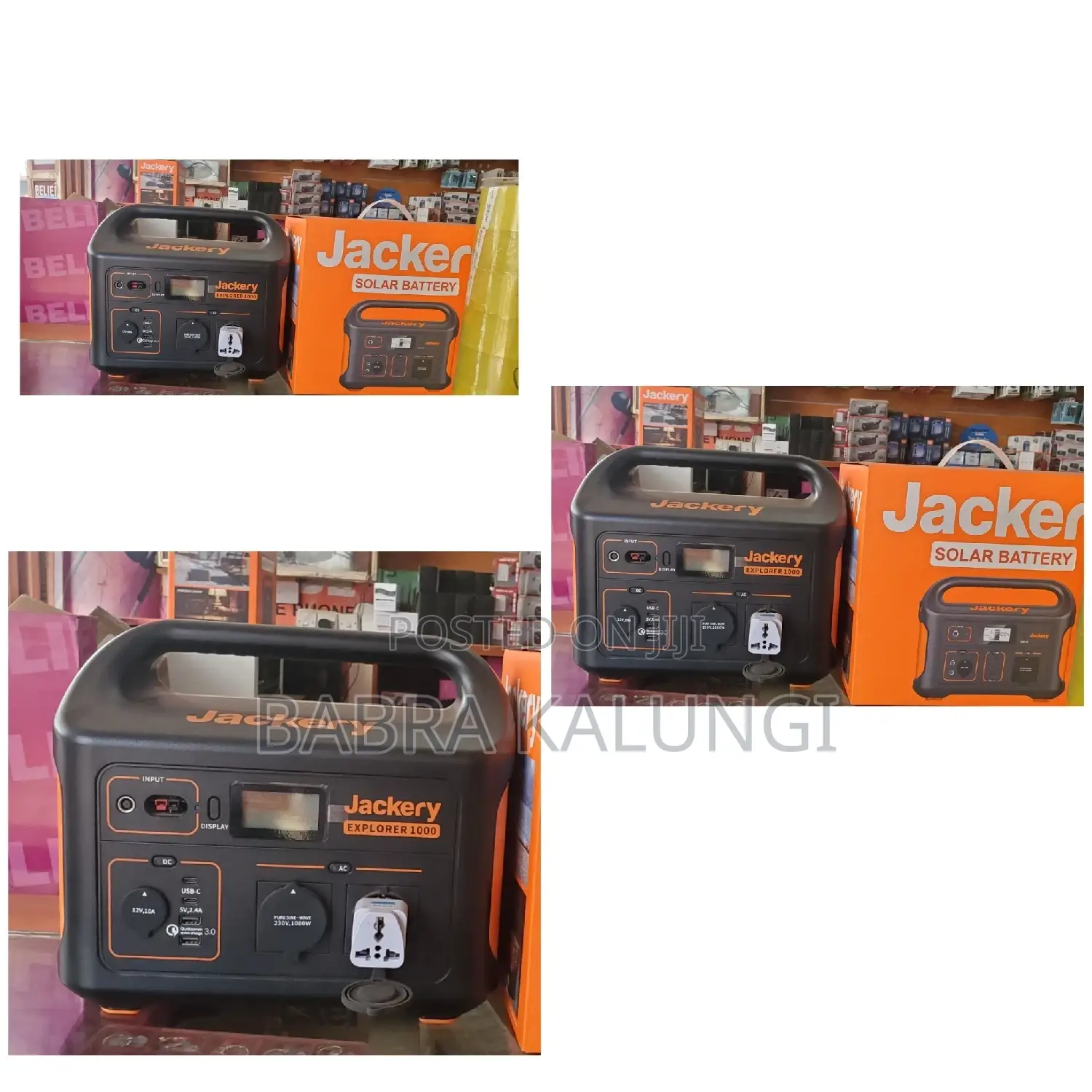 Jackery Explorer 500 Portable Power Station-518wh Solar Gen-