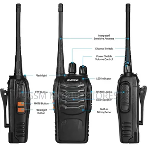 Radio Call Bf-888s Walkie Talkie Two-Way Pair of Two (10pcs)