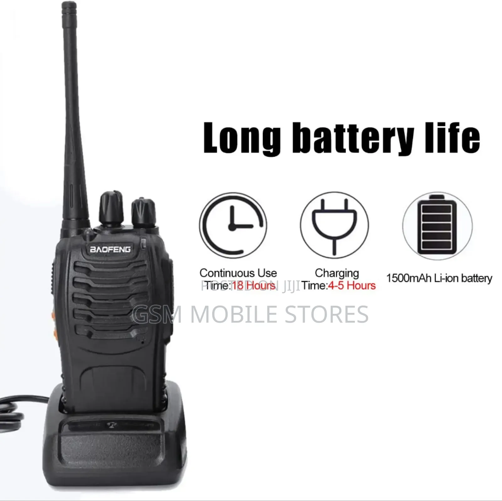 Radio Call Bf-888s Walkie Talkie Two-Way Pair of Two (10pcs)
