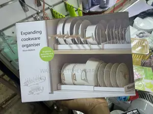 Expanded Abs Dish/ Pan Organizer for Cabinets , Pots Pans